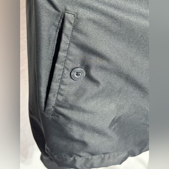 Jack Nicklaus Golf Jacket Men's Large Black Full Zip Collared Windbreaker - Picture 4 of 6